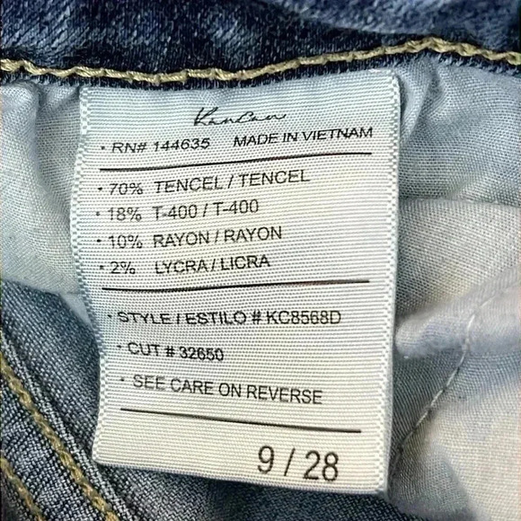 Kancan Ollie Jeans Sz 9/28 High Rise Ankle Skinny Buttonfly Raw Edge Hem KC8568D - Picture 12 of 14